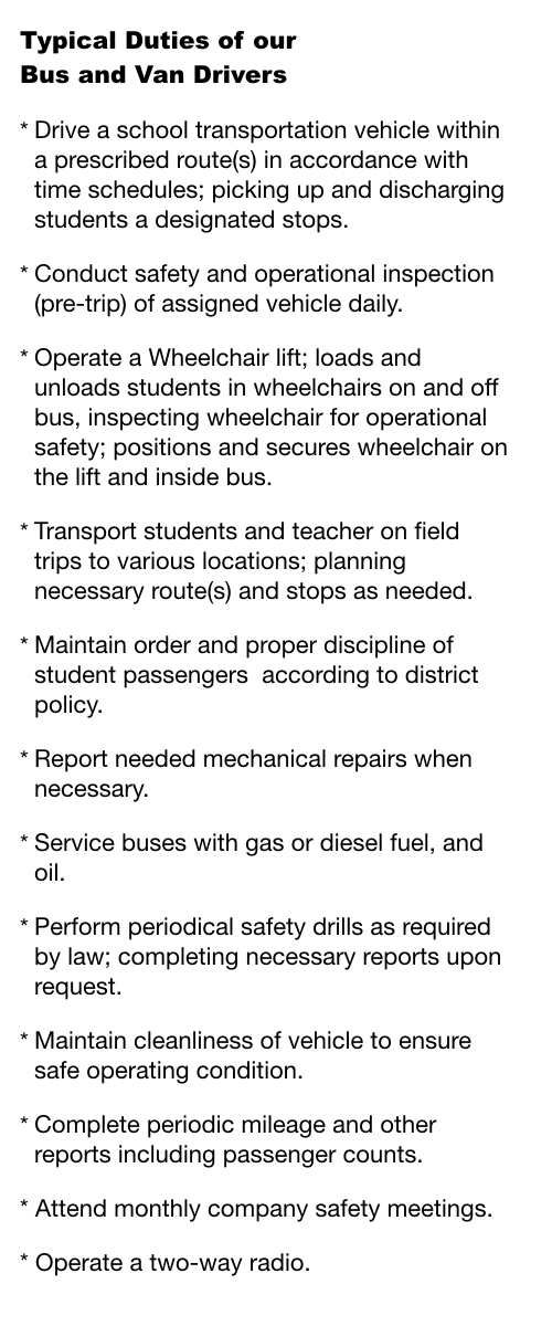 School Bus Join Our Team Hastings, MN